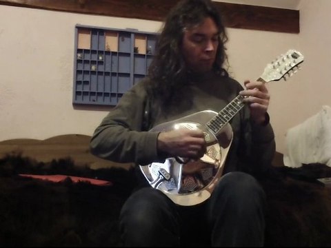 A scuttiscia (scottish corse), Arnaud Lachambre, mandoline Recording King RA-998