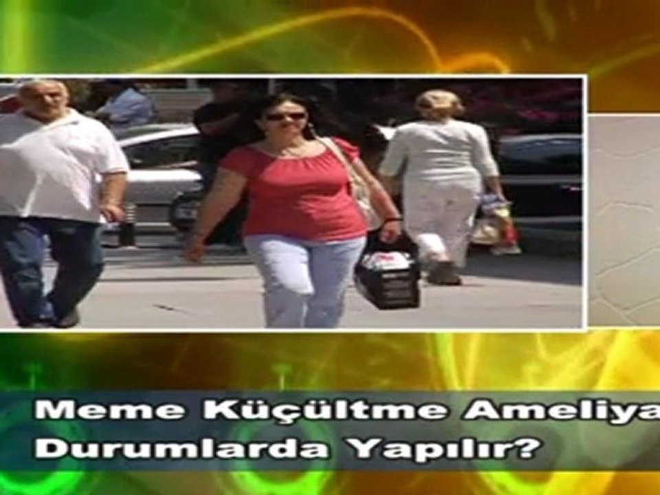 Dr. Güner Uysal Meme Küçültme Ameliyatlarında Kullanılan Teknikler.