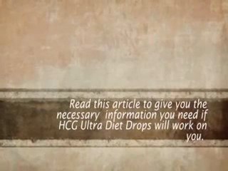 HCG Ultra Diet Drops