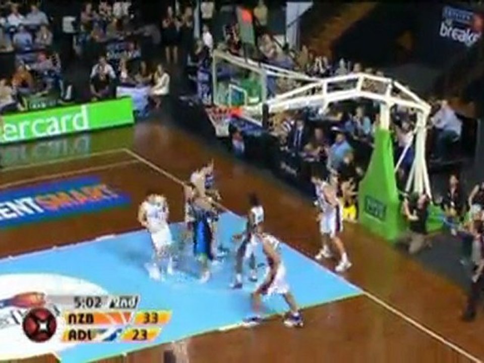 NBL: New Zealand Breakers 80-63 Adelaïde 36ers