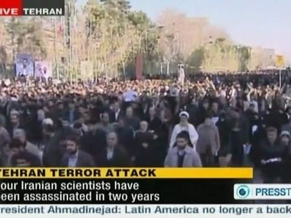 Iran buries murdered scientist