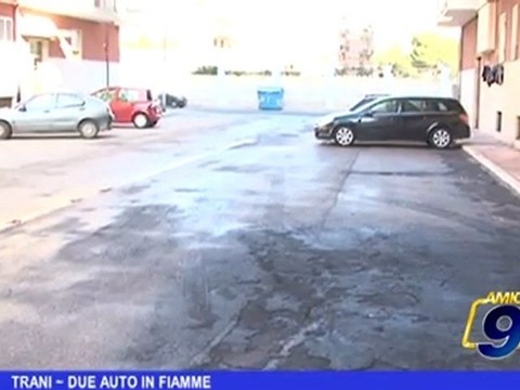 Trani | Due auto in fiamme