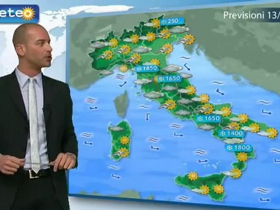 Meteo Italia 13/01/2012 - Previsioni by ilMeteo.it