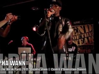 ALPHA WANN, Qualification @ EOW Paris oct. 2011