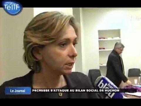 Pécresse s’attaque au bilan social de Huchon (Cergy)