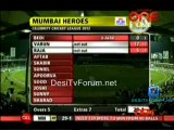Mumbai Heroes v Telugu Warriors - Mumbai Heroes Inning - Ov05-06