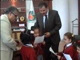 Fırat İlköğretim Okulu Öğretmen, Okul Aile Birliği ve Öğrenciler Başkan Çakırı Ziyaret etti