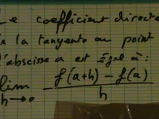 Mathématiques, première, Dérivation, partie 2