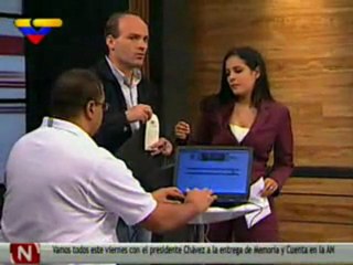 (VIDEO) Contragolpe: Entrevista al Vicepdte. del área económica Ricardo Menéndez 12.01.2012  2/2
