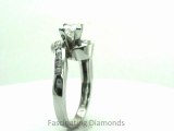 FDENS594PRR       Princess Cut Diamond Channel Set Swirl Shaped Bridal Ring