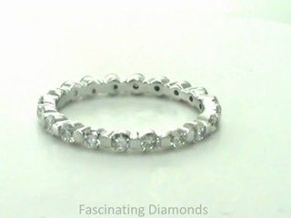 FDEWB102B            Round Cut Diamond Eternity Band In Bar Setting