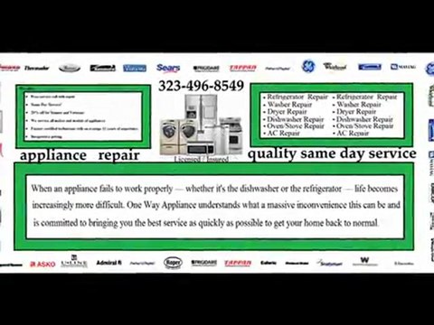 323-496-8549 Bellflower Appliance Repair