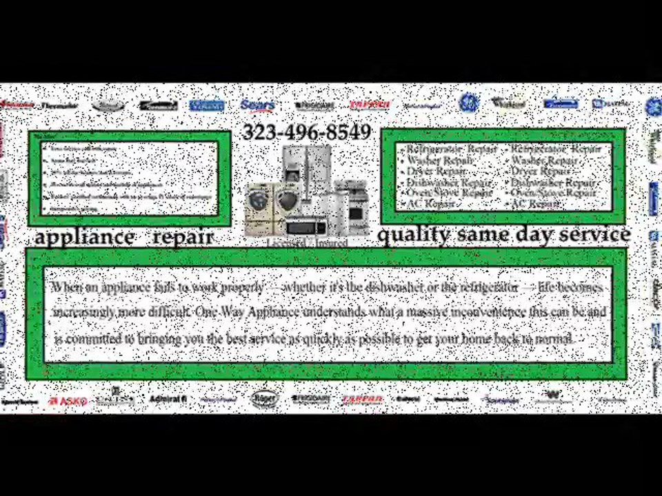 323-496-8549 Cerritos Appliance Repair / quality same day service