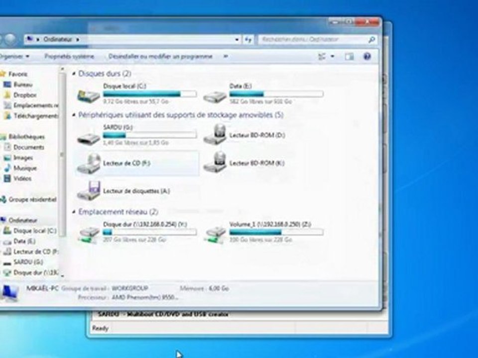 Démonstration de l'utilisation de l'outil : Sardu