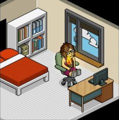 Habbo Elvisa Como Poner Cara De Satisfacion Cuando Nos Regalan Algo Que No Nos Gusta.