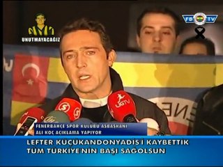 FBTV - Ali Koç'tan Lefter Küçükandonyadis Açıklaması