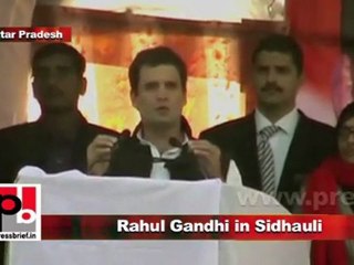 Congress Leader Rahul Gandhi in Sidhauli (U.P) Part 3