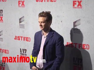 Jacob Pitts at "Justified" Season 3 Premiere Screening ARRIVALS