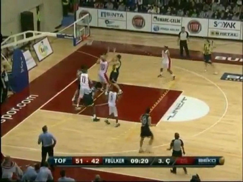 Beko Basketbol Ligi 15.Hafta maçı Tofaş-Fenerbahçe Ülker