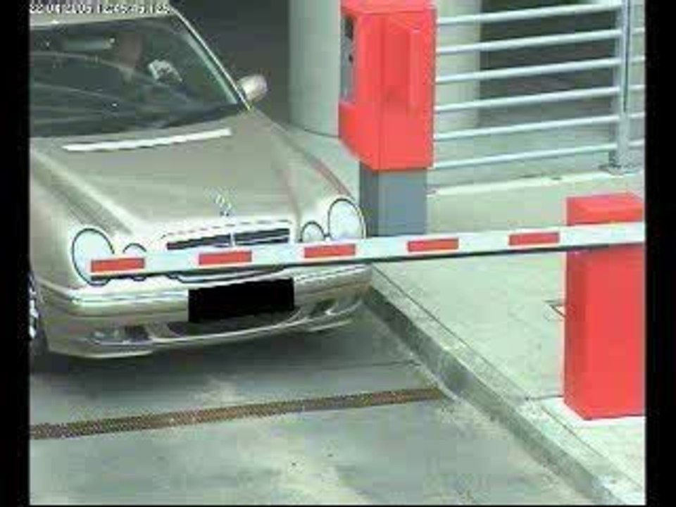 Woman in the multi-storey car park