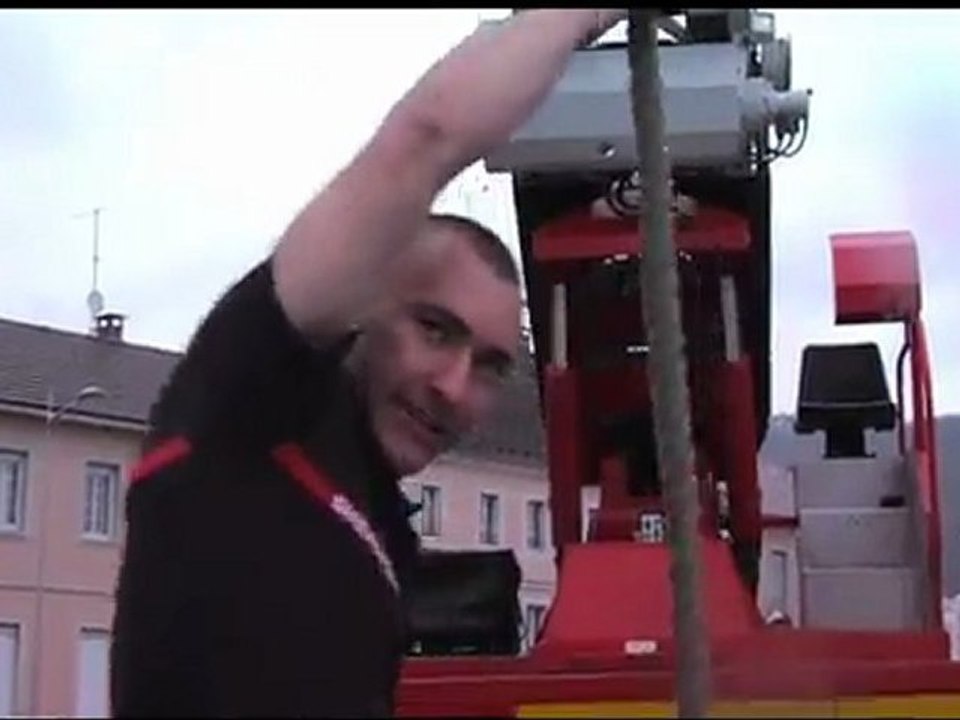 Sapeurs-pompiers Champagnole Téléthon 2011