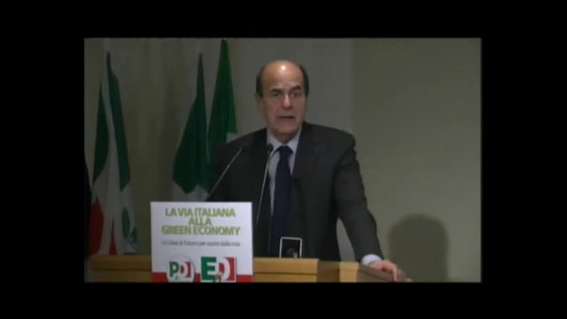 Bersani - La nostra ambizione è fare del Pd il partito dei riformisti del nuovo secolo