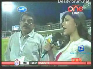 Mumbai Heroes vs. Chennai Rhinos - Mumbai Heroes Innings Ov11-12