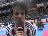 Karate1 Paris 2012 - Interview de Sandy Scordo