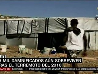 Damnificados de Haití aún sobreviven tras terremoto del 2011