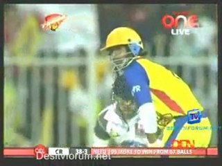 Mumbai Heroes vs Chennai Rhinos - Chennai Rhinos Innings Ov09-10