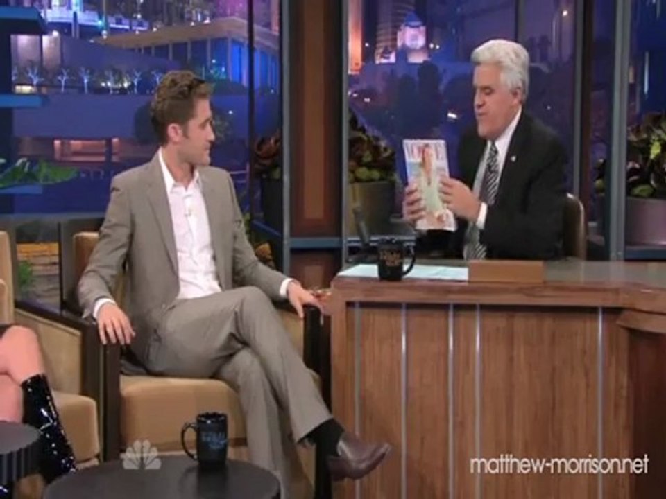 Matthew Morrison on Jay Leno - May 27 2010
