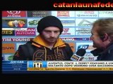 De Rossi nel post partita di Catania-Roma