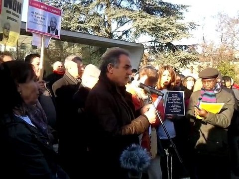 Argenteuil, le 14 janvier 2012. Discours d'Arezki Semache, du Collectif Justice et Vérité pour Ali Ziri.