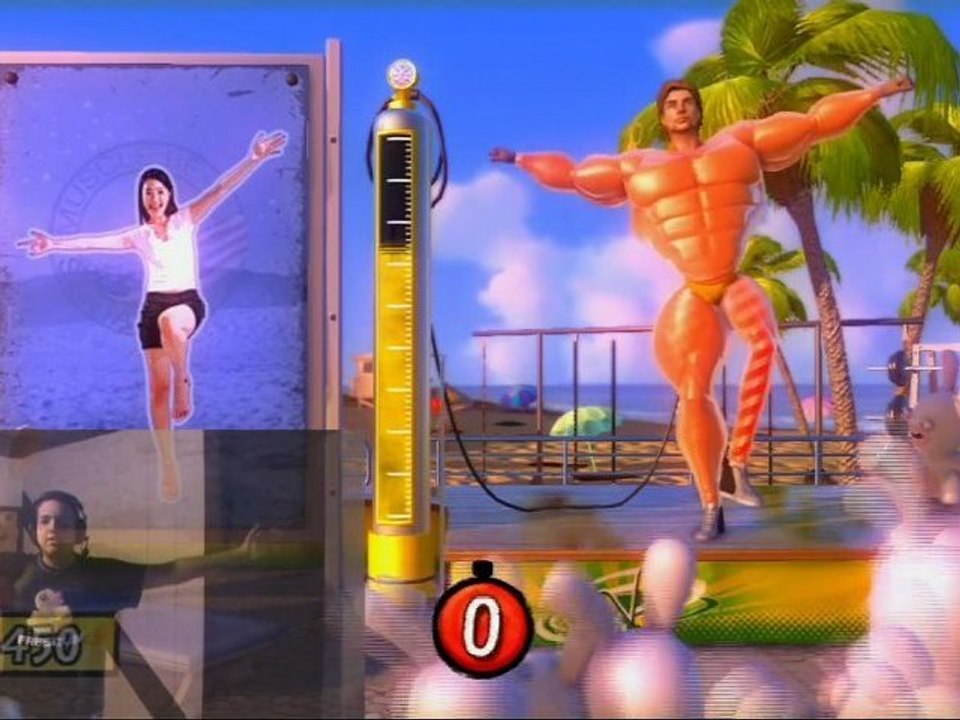 VIDEO TEST: KINECT LES LAPINS CRETINS PARTENT EN LIVE