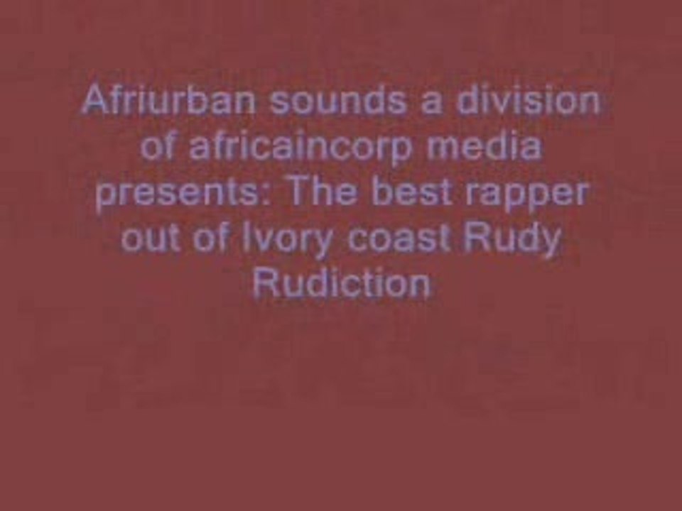 Rudy Rudiction