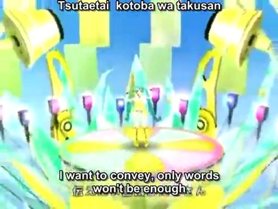 Hatsune Miku -- Yellow -- PV with lyrics