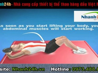 Hướng dẫn tập thể dục - Bài tập cơ bụng 6 - Nhanh24h.vn