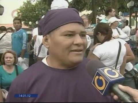 Feligreses acompañaron a la Divina Pastora hasta la Catedral de Barquisimeto