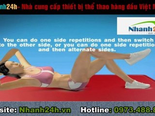 Hướng dẫn tập thể dục - Bài tập cơ bụng 10 - Nhanh24h.vn