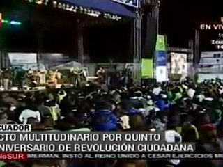 Correa: La Revolución Ciudadana no la para nadie
