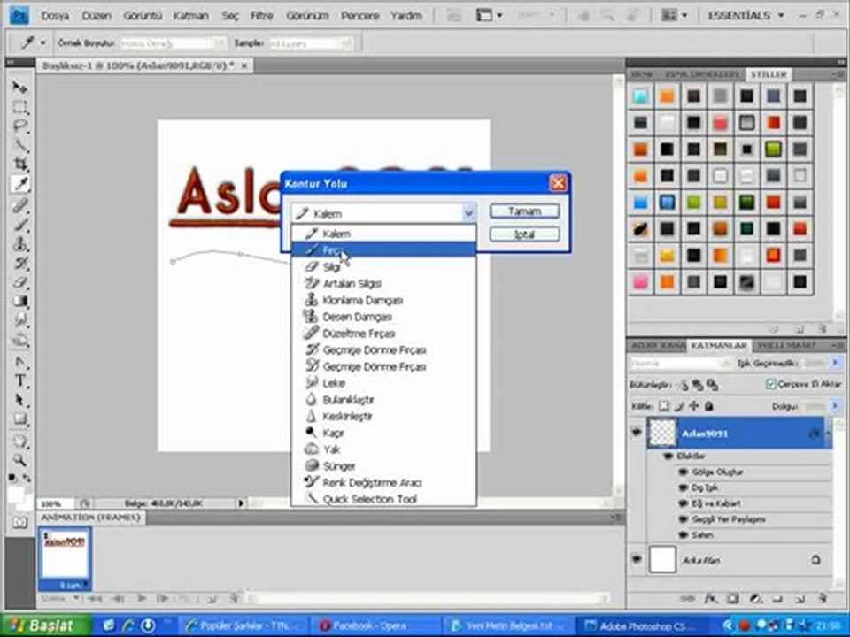 Aslan9091 Photoshop Ders