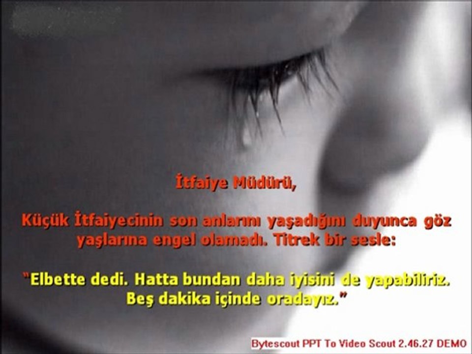 KÜÇÜK İTFAİYECİNIN BÜYÜK DRAMI