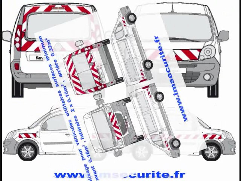 BALISAGE  OBLIGATOIRE  POUR  LES  VEHICULES  D'INTERVENTION