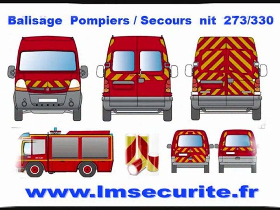 BALISAGE  OBLIGATOIRE  POUR  TOUS  LES  VEHICULES  D'INTERVENTION