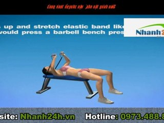 Hướng dẫn tập thể dục - Bài tập ngực 3 - Nhanh24h.vn