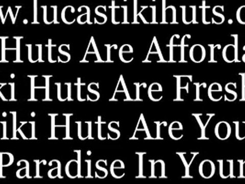 Tiki Hut Specialists In Florida. Tiki Huts Customized To Your Design!