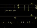 The Arabic Letters 01 | Alif and Baa