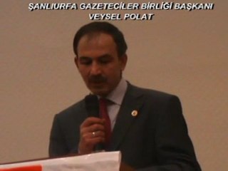 ŞANLIURFA GAZETECİLER BİRLİĞİ BAŞKANI VEYSEL POLAT