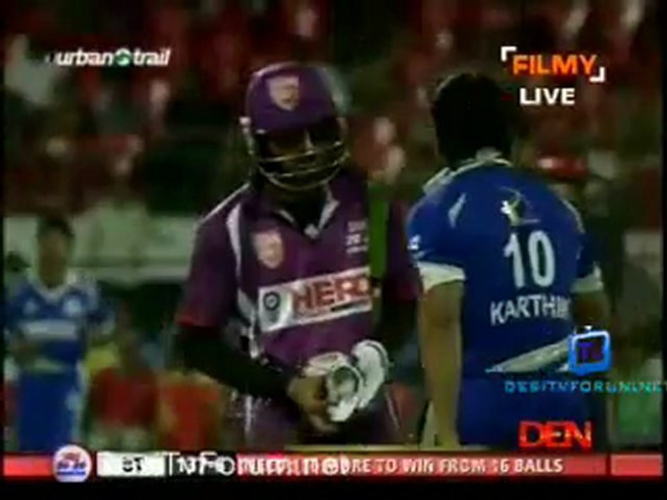 Bengal Tigers vs. Karnataka Bulldozers  Bengal Tigers Innings p9