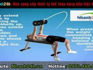 Tập thể dục, tập thể hình - Bài tập tạ 1 - Nhanh24h.vn